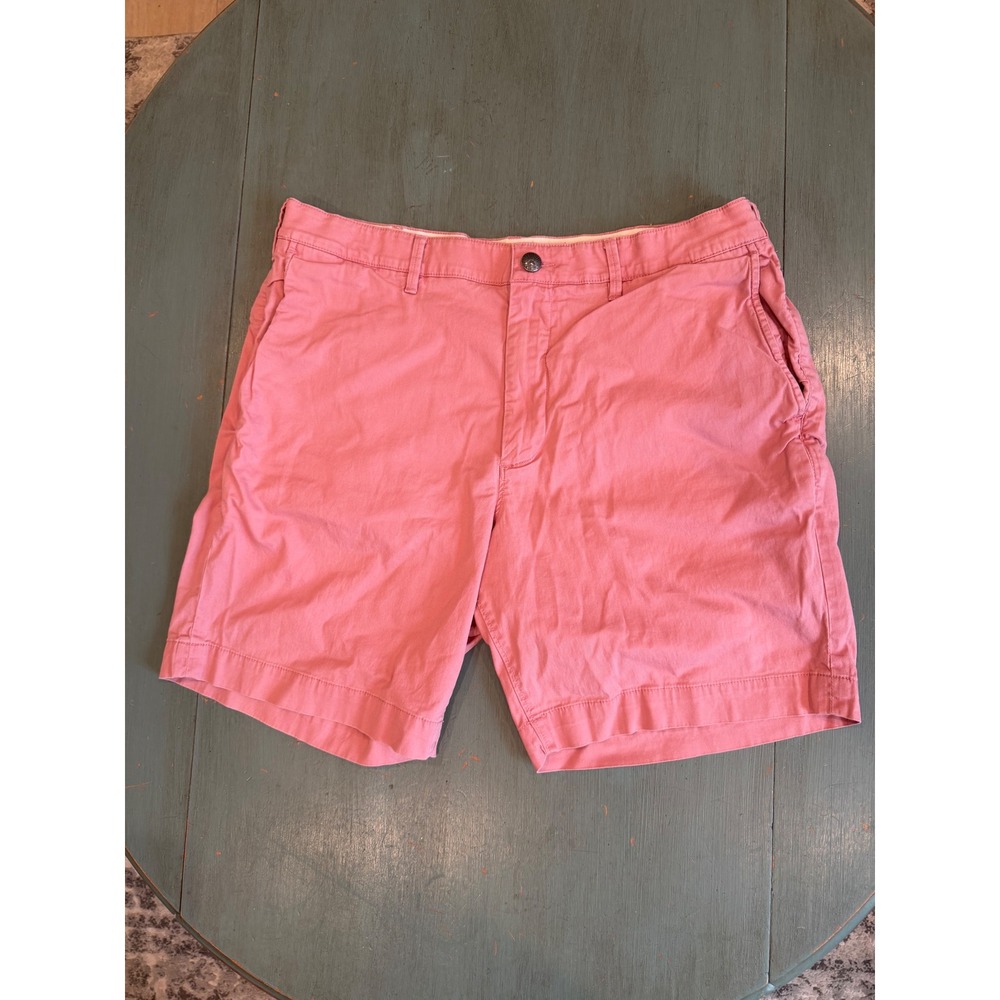 Faherty Brand Mens All Day Shorts Pink Organic Cotton‎ Tencel MBU2321-FDF